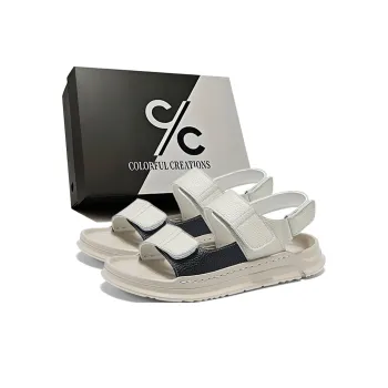 Colorful Creations One Strap Sandals Men's