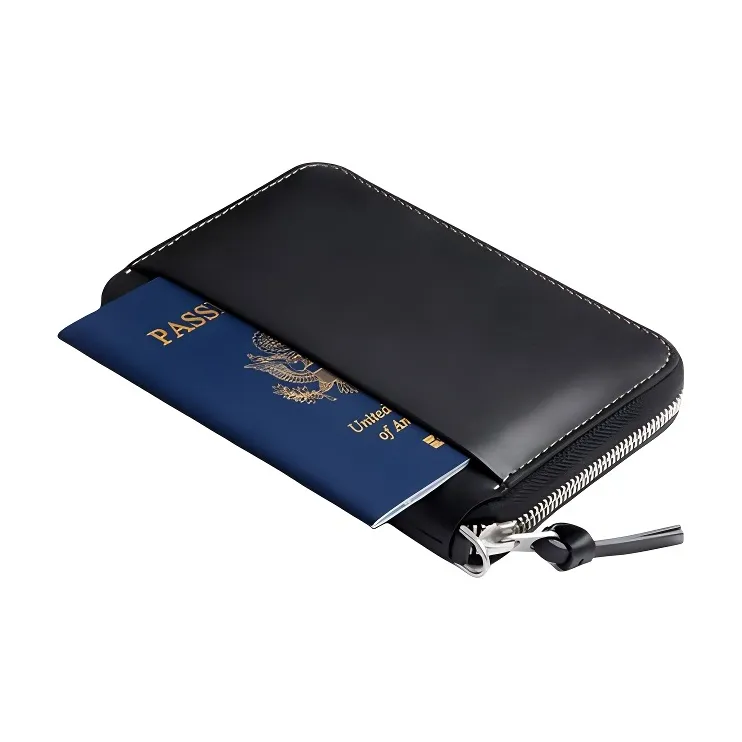 BELLROY Leather Wallet Unisex Ink Black/Mustard Yellow/Neon Green-2