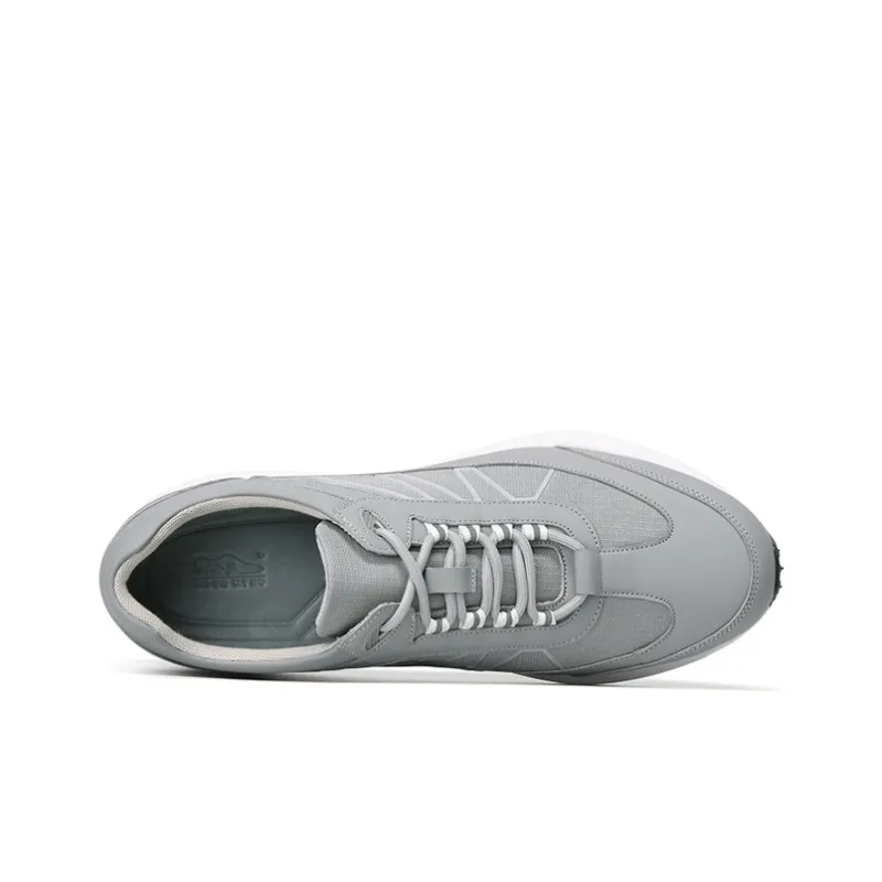 He Jinchang Slip Resistant, Abrasion Resistant, Breathable Low Top Casual Shoes Men's Galaxy Gray-3