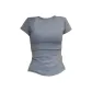 Heather Gray-100% cotton[Super Spicy Comic Waist T-Shirt]