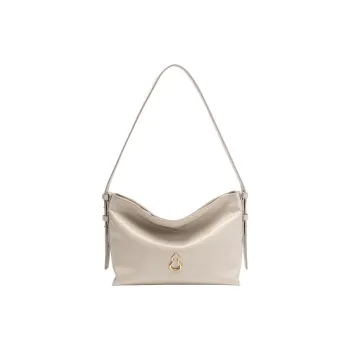 BAMPO Top Grain Cow Leather Tote Crossbody Bag Trumpets Women's Multicolor