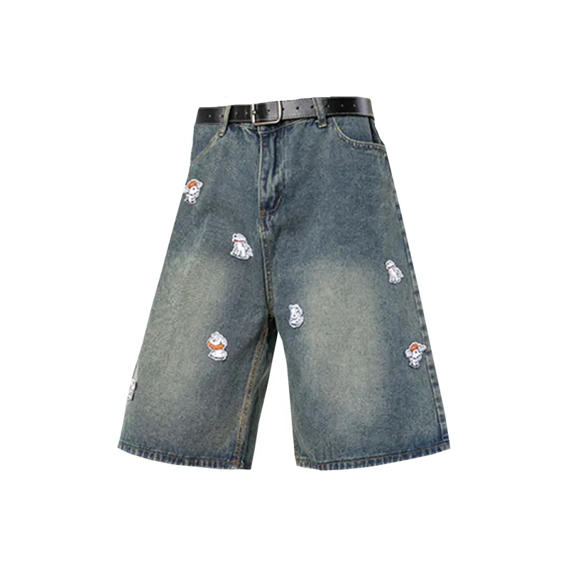 KAIPAINEN Denim Shorts Men-6