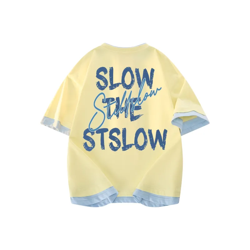 Stillslow Short Sleeved T Shirts Unisex-8