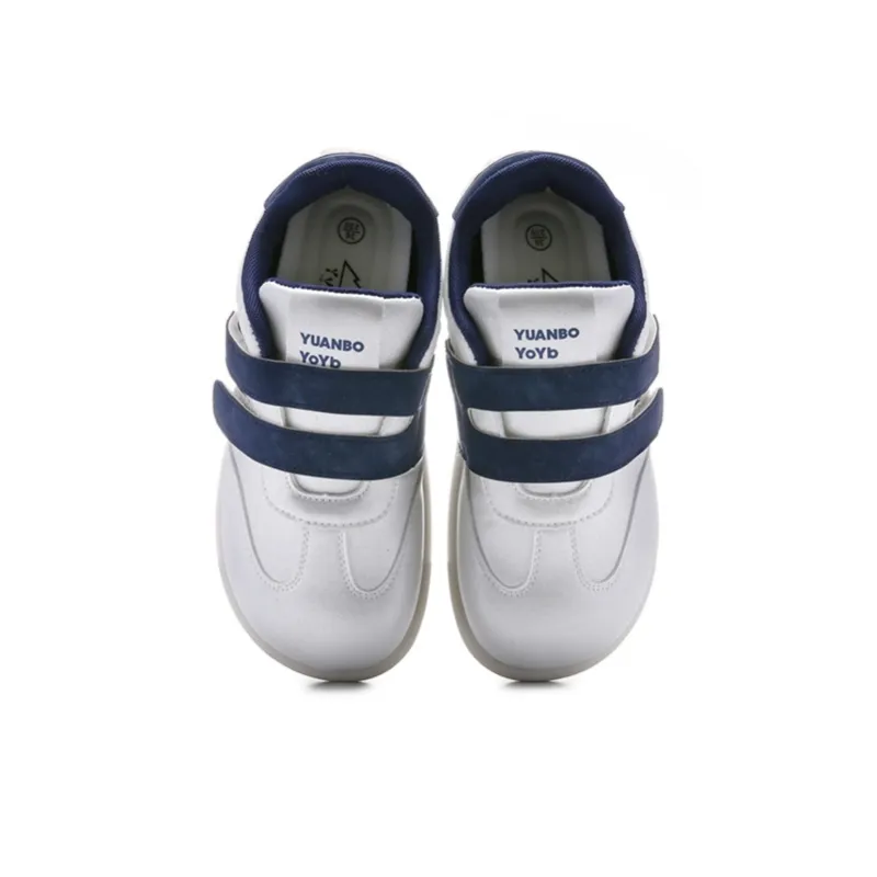 Ordifen Low Top Skateboard Shoes Women's White Ice Blue-2