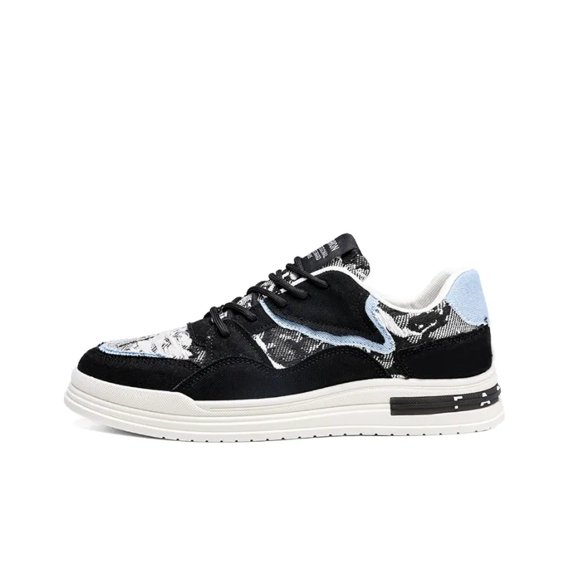 OUGLEMEN Low Top Skateboard Shoes Men's-1