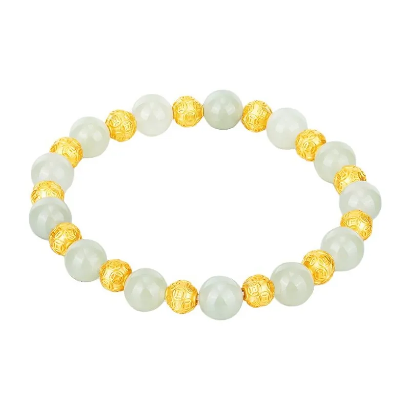 Diamond International Hetian Jade Bracelets White Jade Women's-0