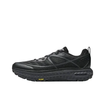 Anta Breathable And Wear resistant Low Top Casual Running Shoes Men's Black