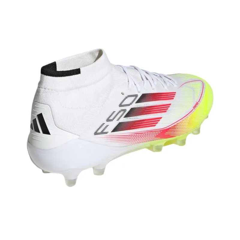 Adidas F50 ELITE Soccer Shoes Women's White Red Yellow-3