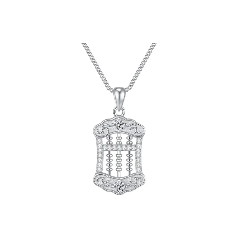 QIDUYINSHI S925 Silver Necklaces Women's-0