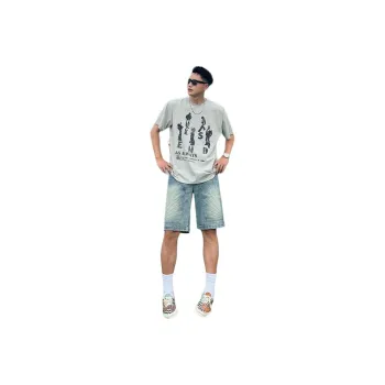 CORNILOT Denim Shorts Unisex Blue