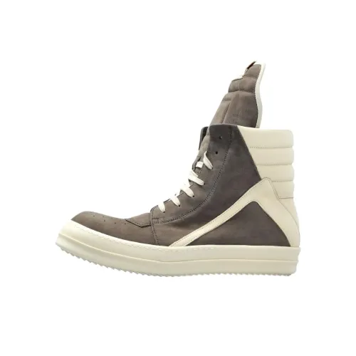 RICK OWENS/RO Geobasket High Top Skateboard Shoes Men's Taupe