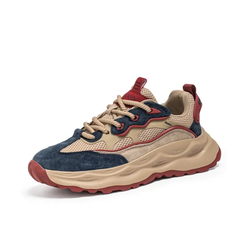 BAKE Slip Resistant, Abrasion Resistant, Breathable Low Top Chunky Sneakers Men's-10