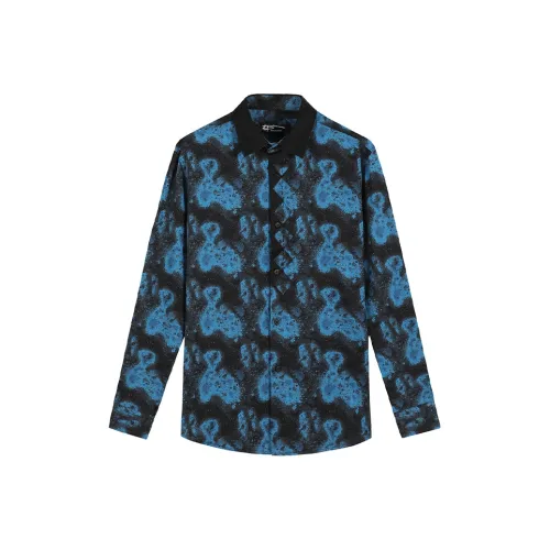 ANDREW MACKENZIE Shirts Men Blue