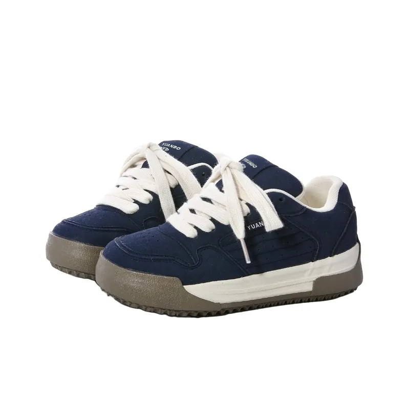 The New Age Family Low Top Skateboard Shoes Women's Dark Blue-1