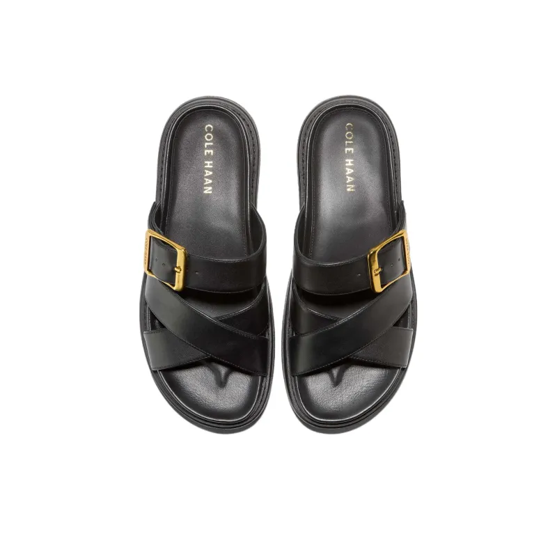 COLE HAAN Rubber Sole Slip Resistant Slide Slippers Women's Black-5