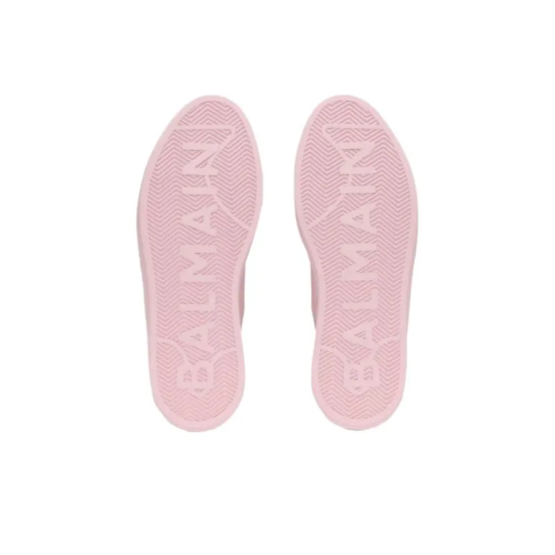 BALMAIN B Court Flip Low Top Skateboard Shoes Women's Pink-5