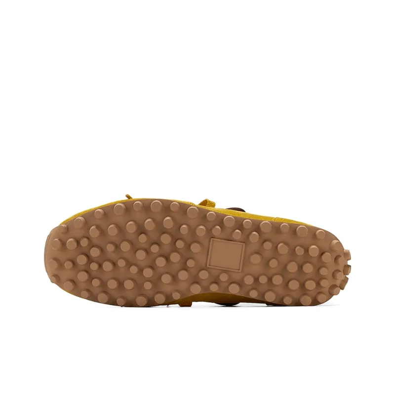 GG CC Sports Multicolor German Army Trainers Slip Resistant Low Top Hidden Wedge Casual Shoes Women's Ginger Yellow-4