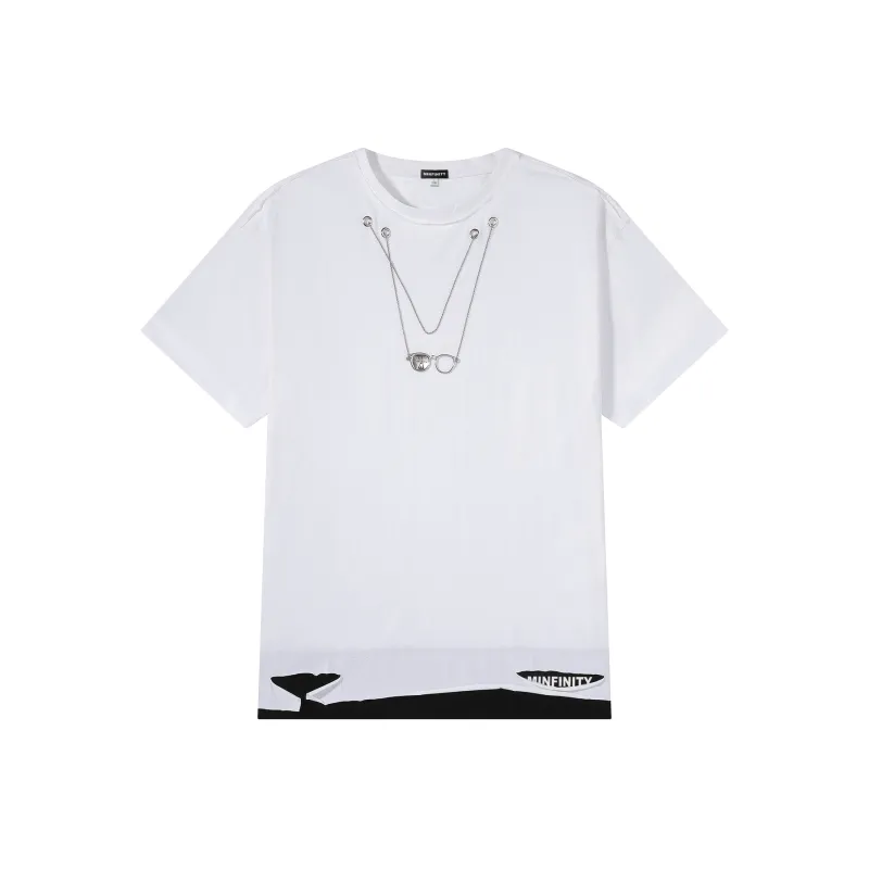 Minfinity T Shirts Unisex White-0