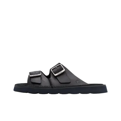 Clarks EVA Abrasion Resistant Slide Slippers Men's Black