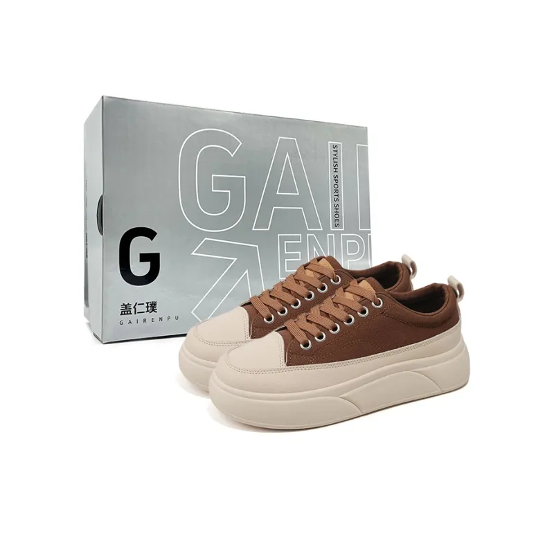 Gai Renpu Slip Resistant, Abrasion Resistant, Breathable Low Top Skateboard Shoes Women's-6