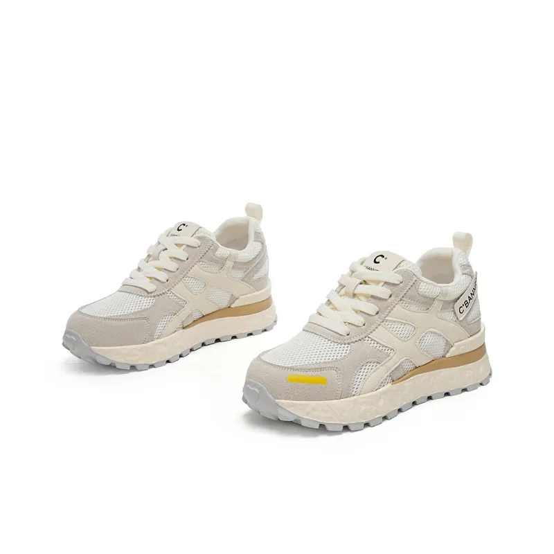 C°BANNER Support Mid Top Casual Shoes Women's Beige-4