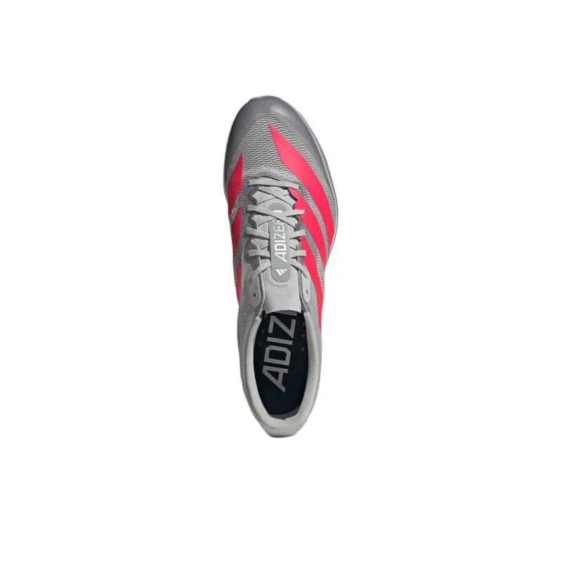 Adidas Slip Resistant And Abrasion Resistant Functionality Silver Track And Field Shoes Unisex Low Top-1