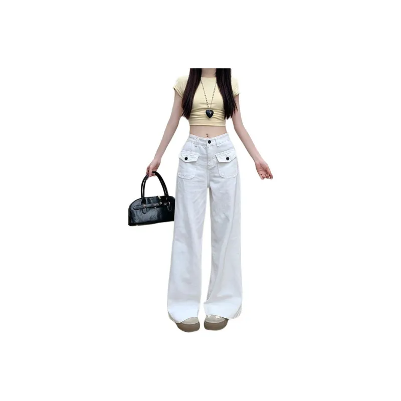 GOSO Cargo Pants Women's White-0