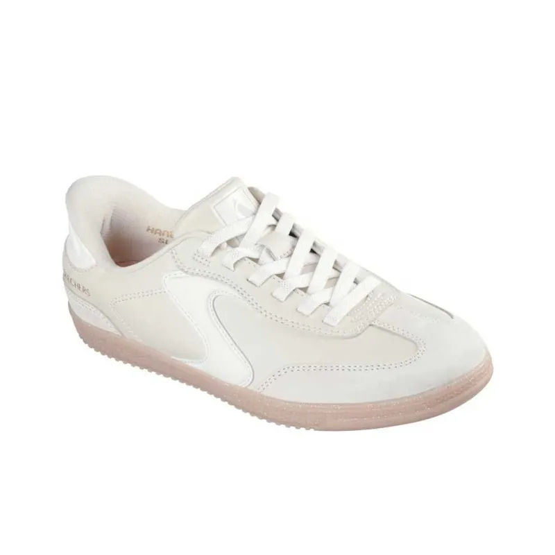 Skechers Low Top Casual Shoes Women's White Pink-2