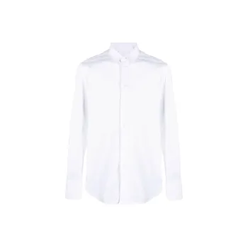EMPORIO ARMANI Plain Long Sleeved Buttoned Shirt