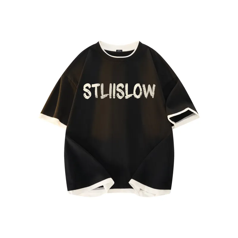 Stillslow Short Sleeved T Shirts Unisex-1