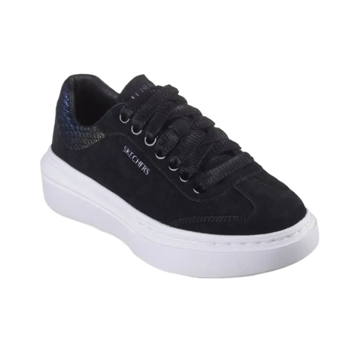 Skechers Cordova Classic Low Top Skateboard Shoes Women's Black-3
