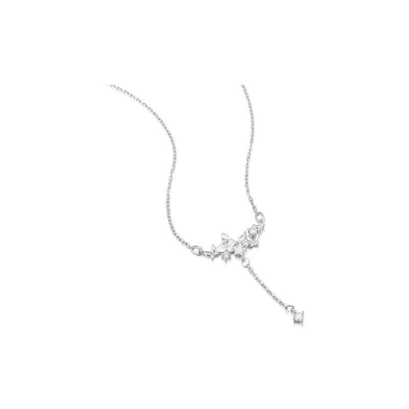 Clect Synthetic Cubic Zirconia Necklaces Women's-2