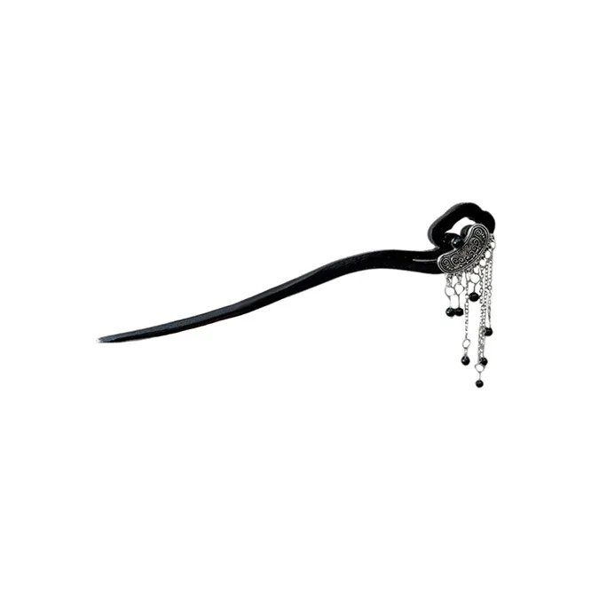 Pink Empress Wooden Hairpins Women's-0