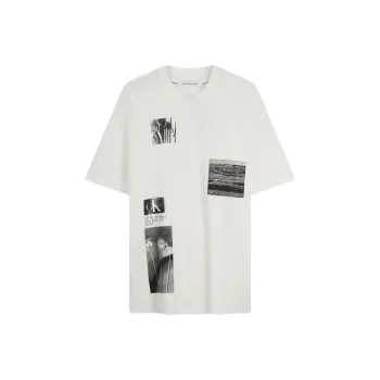 Calvin Klein T Shirts Men YAF Ivory