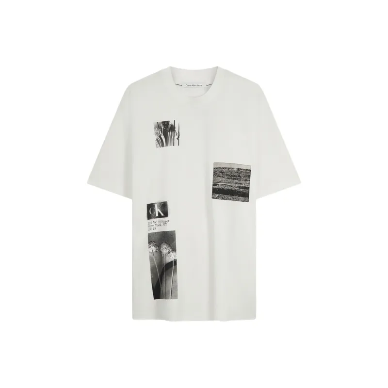 Calvin Klein T Shirts Men YAF Ivory-0
