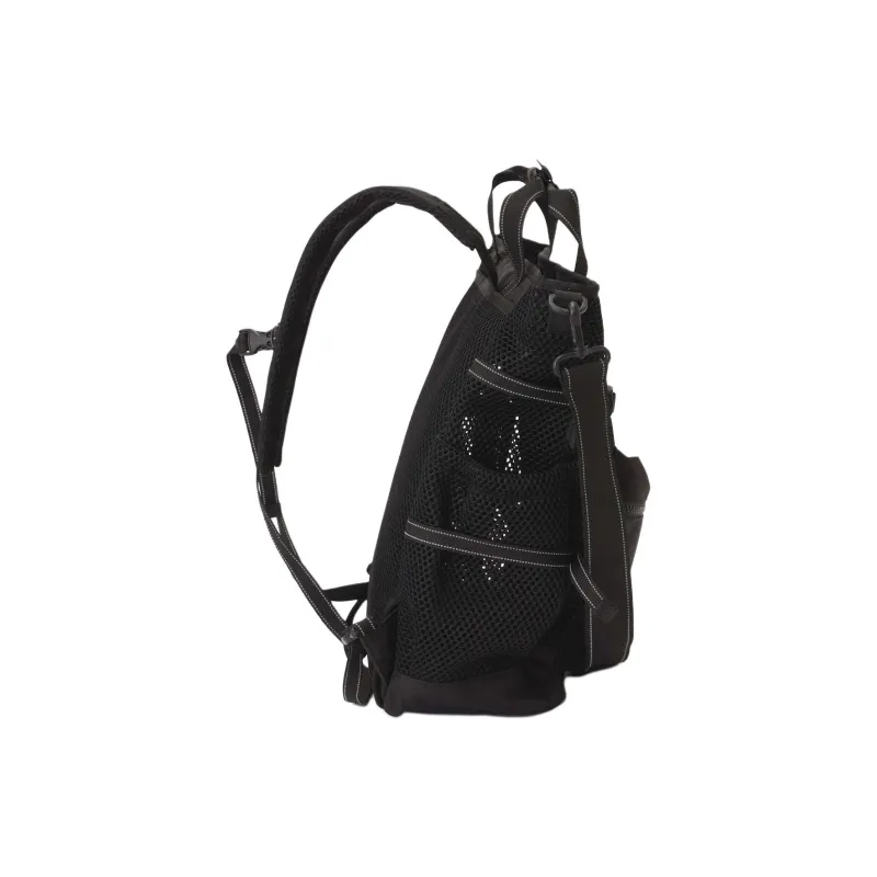And Wander Polyester Tote Bag, Shopping Bag, Backpack, Shoulder Bag, Crossbody Bag, Handbag Unisex Black-3