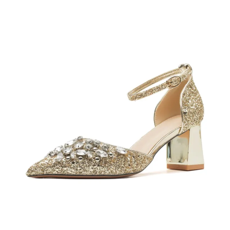 MCKP Chunky Heel High Heels Women's-2