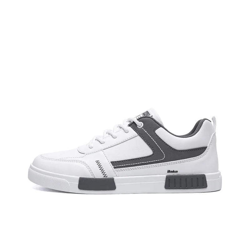 BAKE Anti Slip Wear Resistant Low Top Skateboard Shoes Men's-0