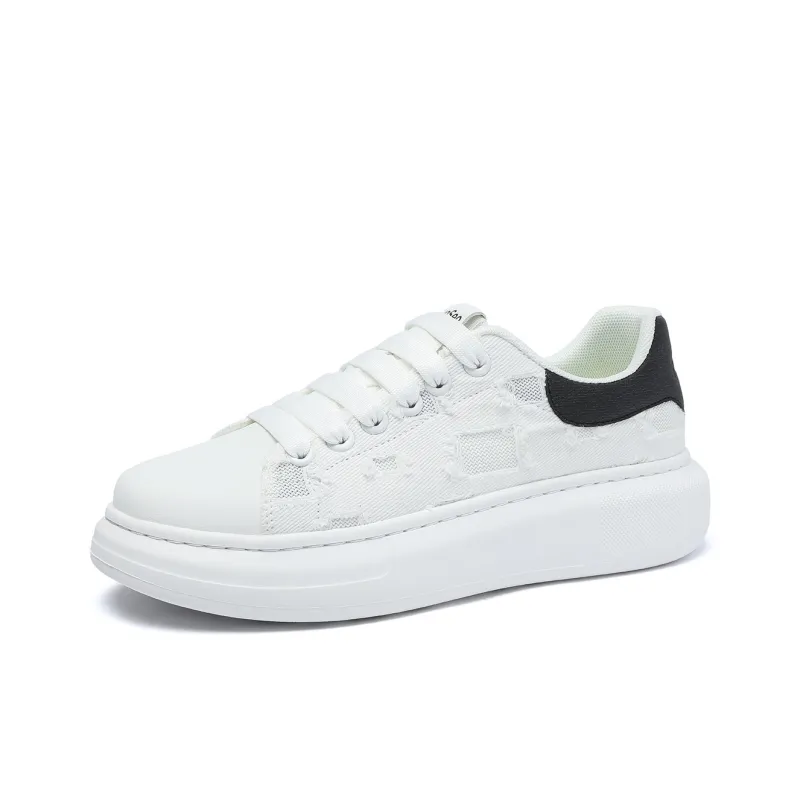 Mulinsen Low Top Skateboard Shoes Men's White-2
