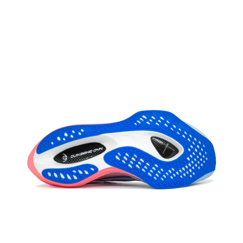 361° Flame 4 Cushioning Coverage Lightweight Low Top Carbon Plate Marathon Racing Running Shoes Unisex White Blue Pink-3