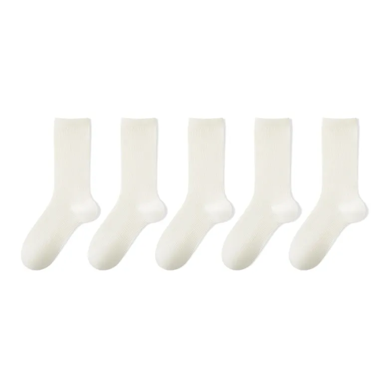 Moremoli Mid Calf Socks Women's 5 Pack-0
