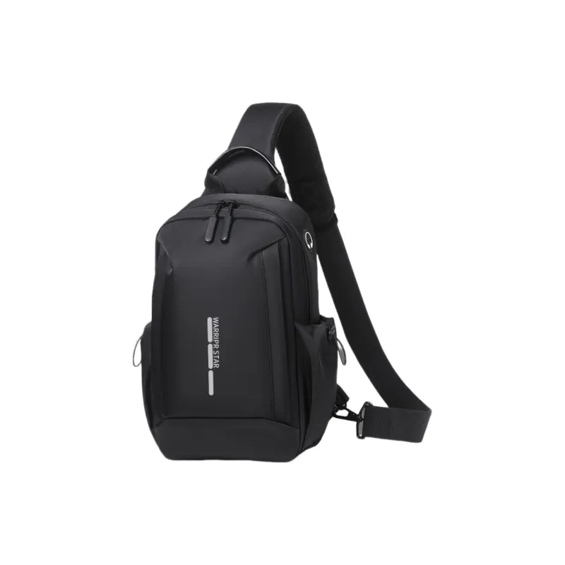 Warrior Oxford Sling Bag Unisex Black-0