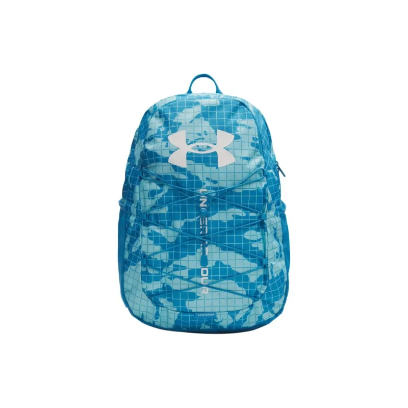Under Armour Hustle Polyester Backpack Unisex Blue-0