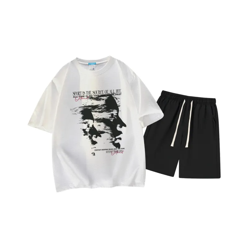 Small Columns Under The Sea Clothing Sets Unisex-18