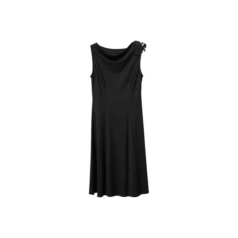 AMII Sleeveless Dresses Women's Black-0