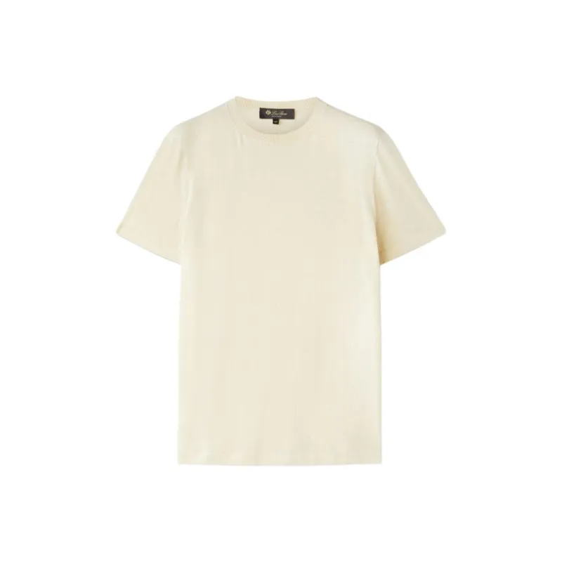 Loro Piana SS24 T Shirt Women's White Carrot-0