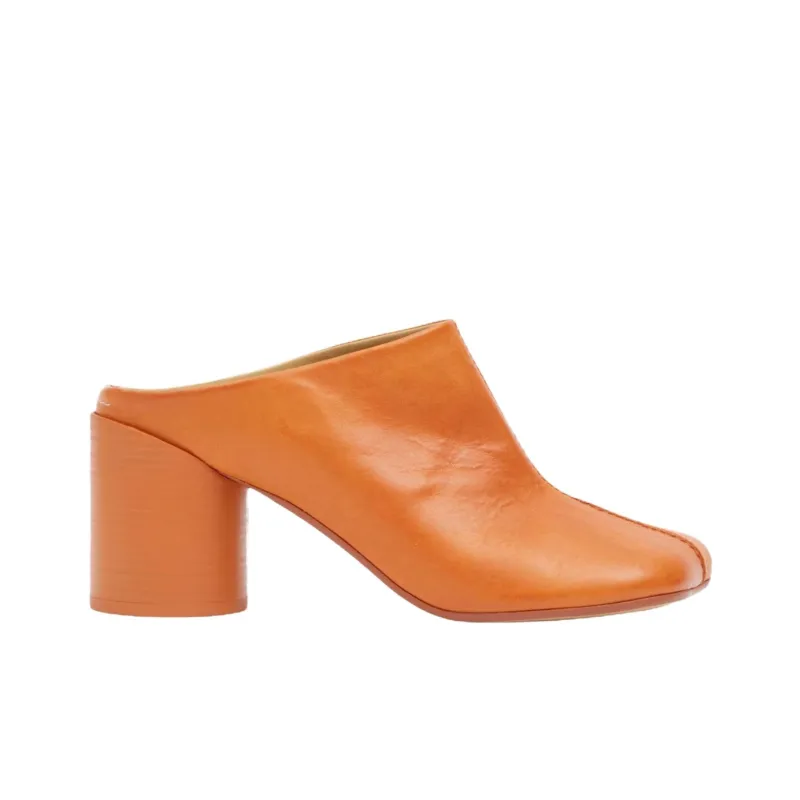 MM6 Maison Margiela Closed Toe Slippers Women's Orange-1