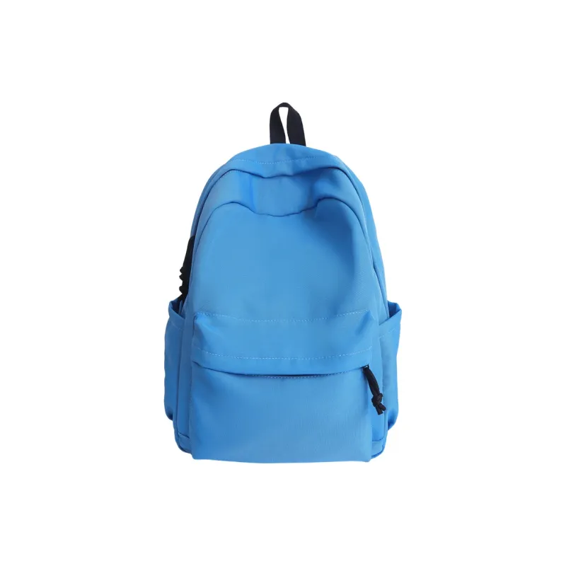 BUBM Nylon Backpack Unisex Black/green/blue/light Gray-10