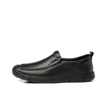 Wen Nai Men's Casual Shoes Men's Black Slip on