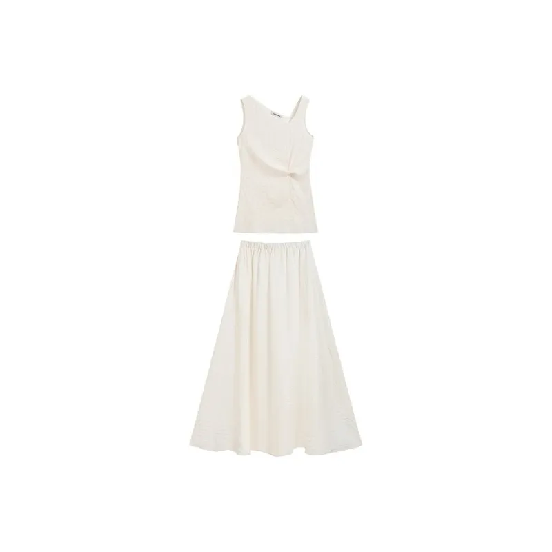 HUINIAN Two Piece Skirt Sets Women's-0